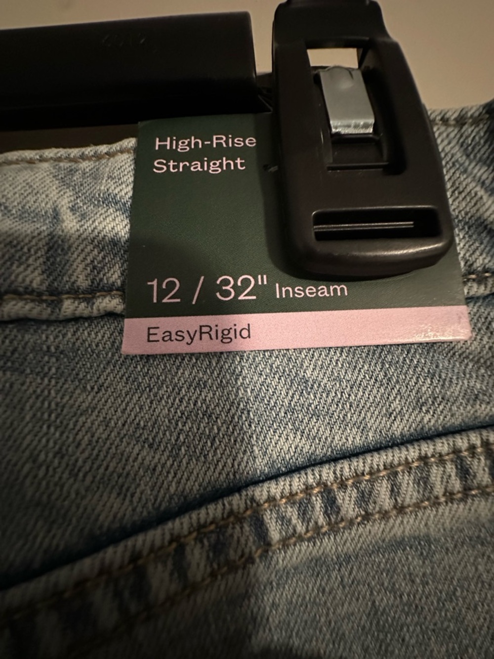 High Rise Straight Jeans size 12 NWT